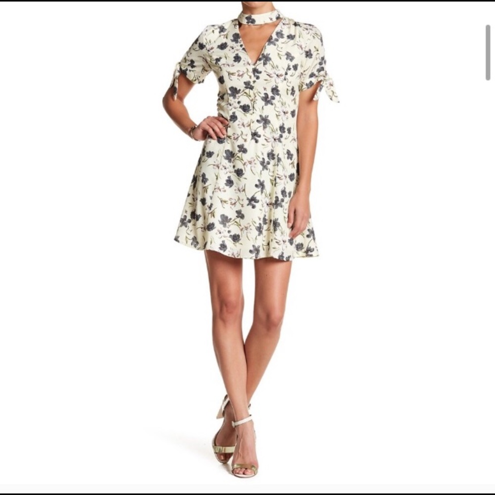 English Factory Floral Dress w/ choker